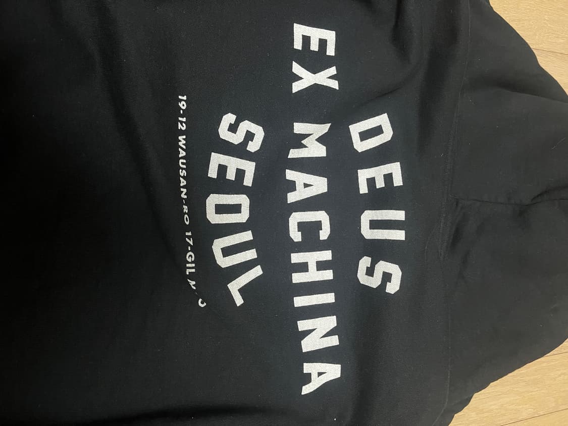 데우스 엑스 마키나 서울컬리지 후드 집업 상품이미지4