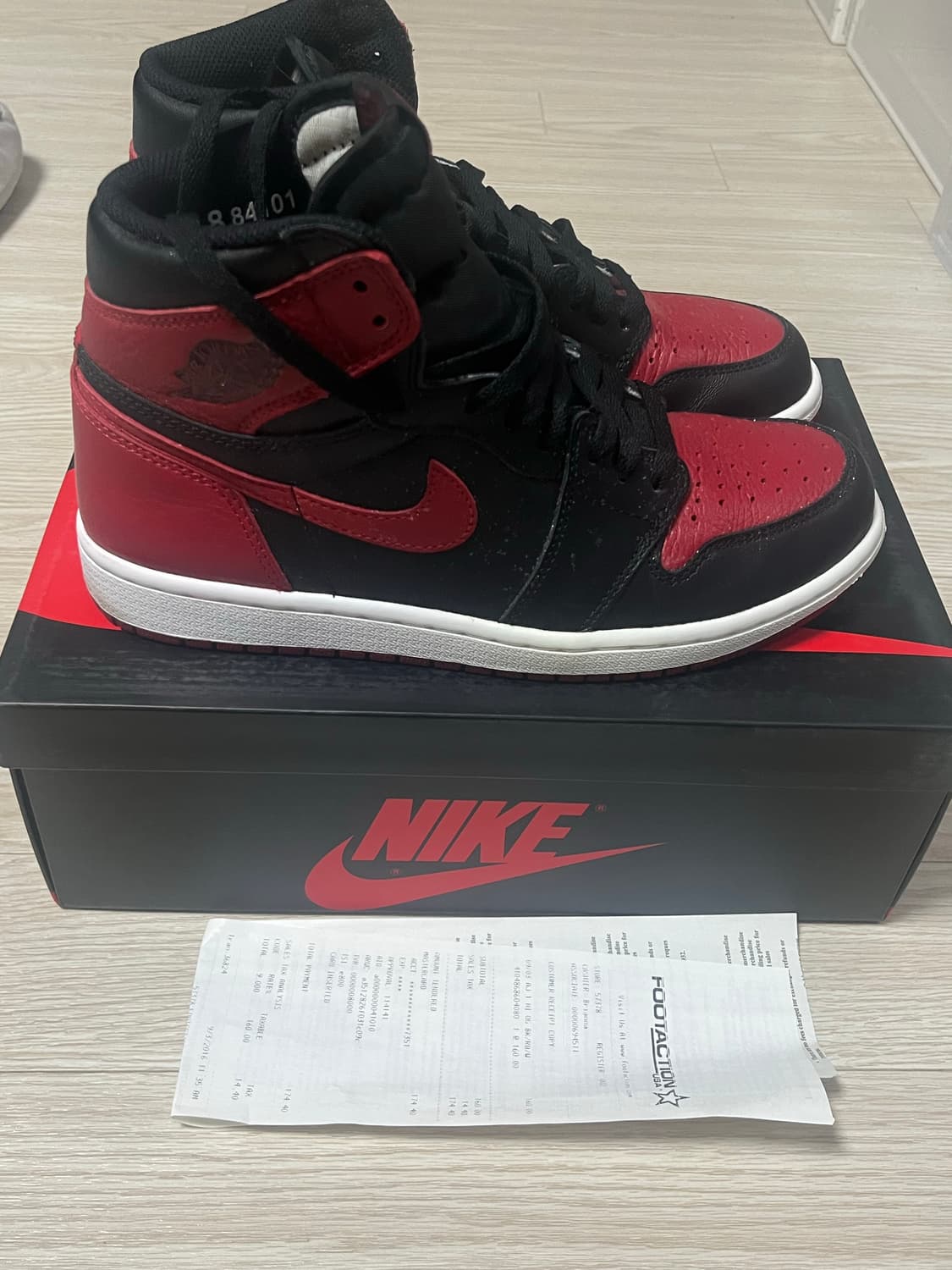 조던1 레트로 하이 OG 브레드 밴드 2016 상품이미지1