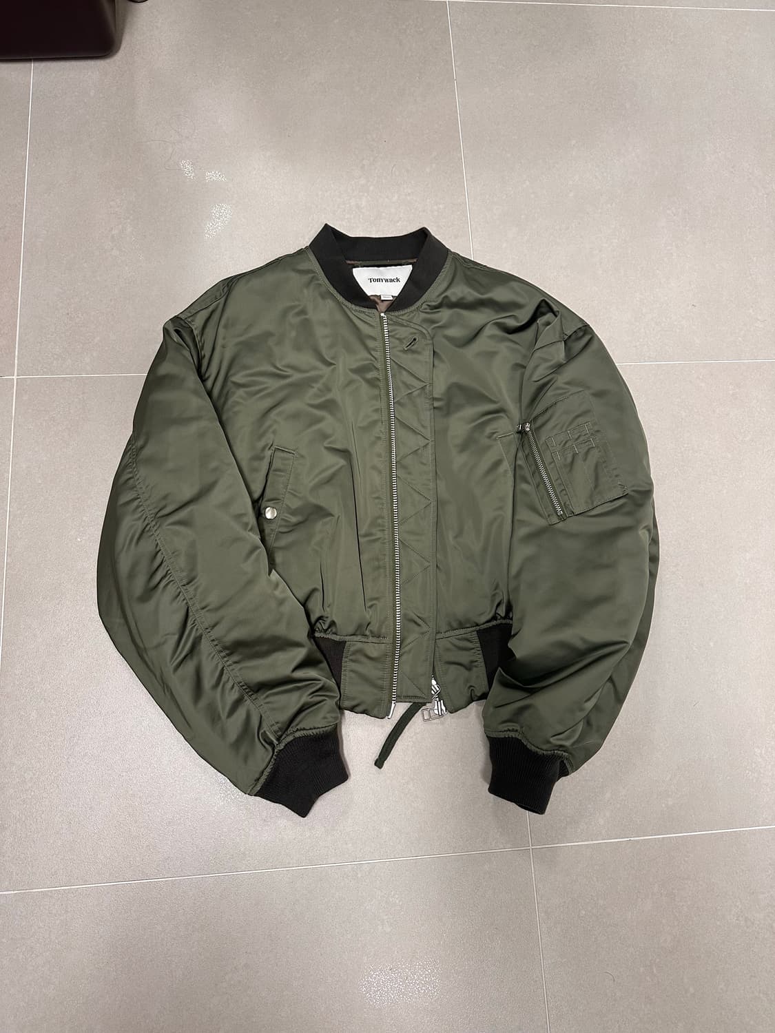 Tonywack 토니웩 카키 봄버 자켓 XL 상품이미지1