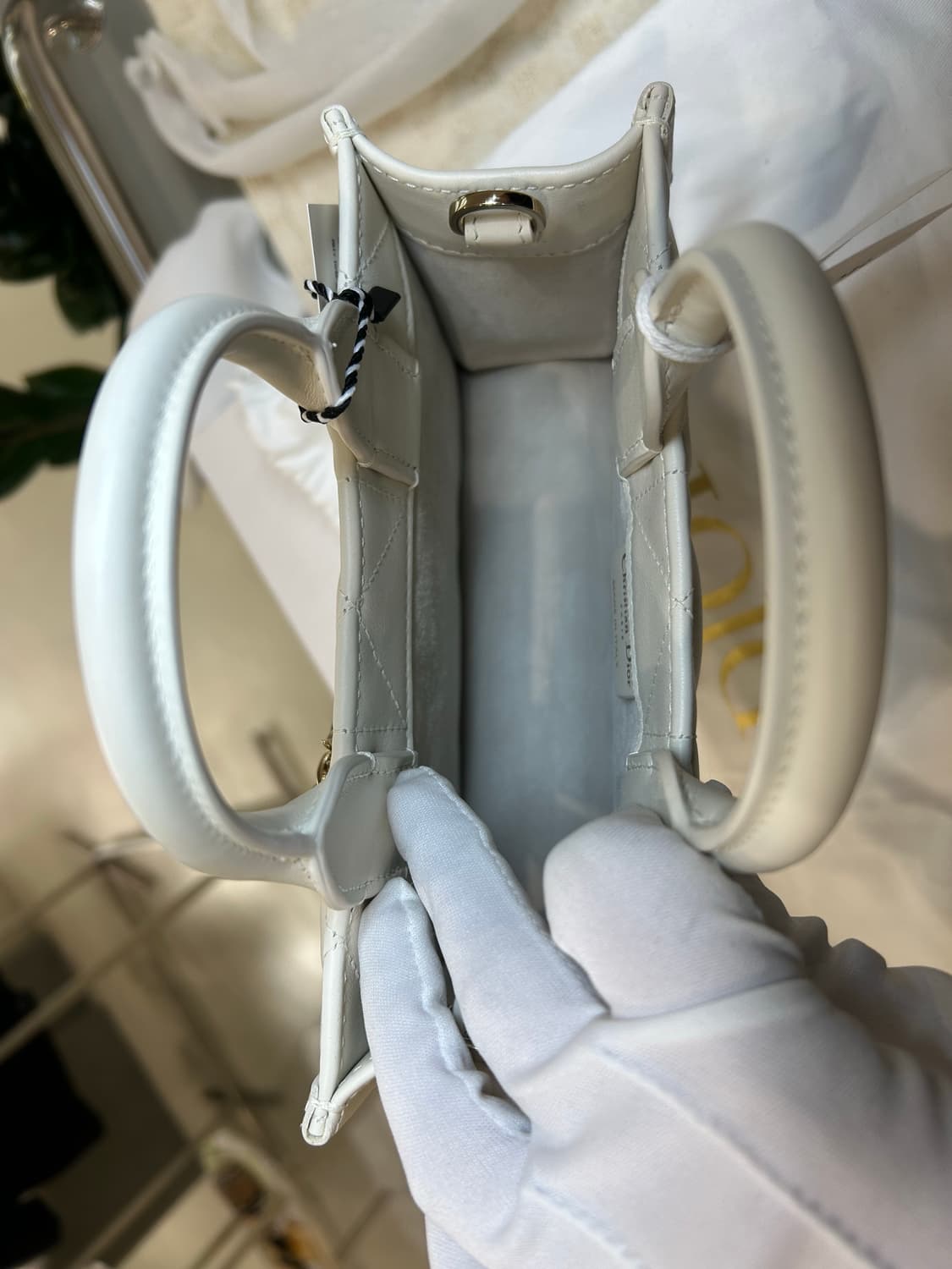 [정품/중고] 디올 까나쥬 북토트 미니백 상품이미지3