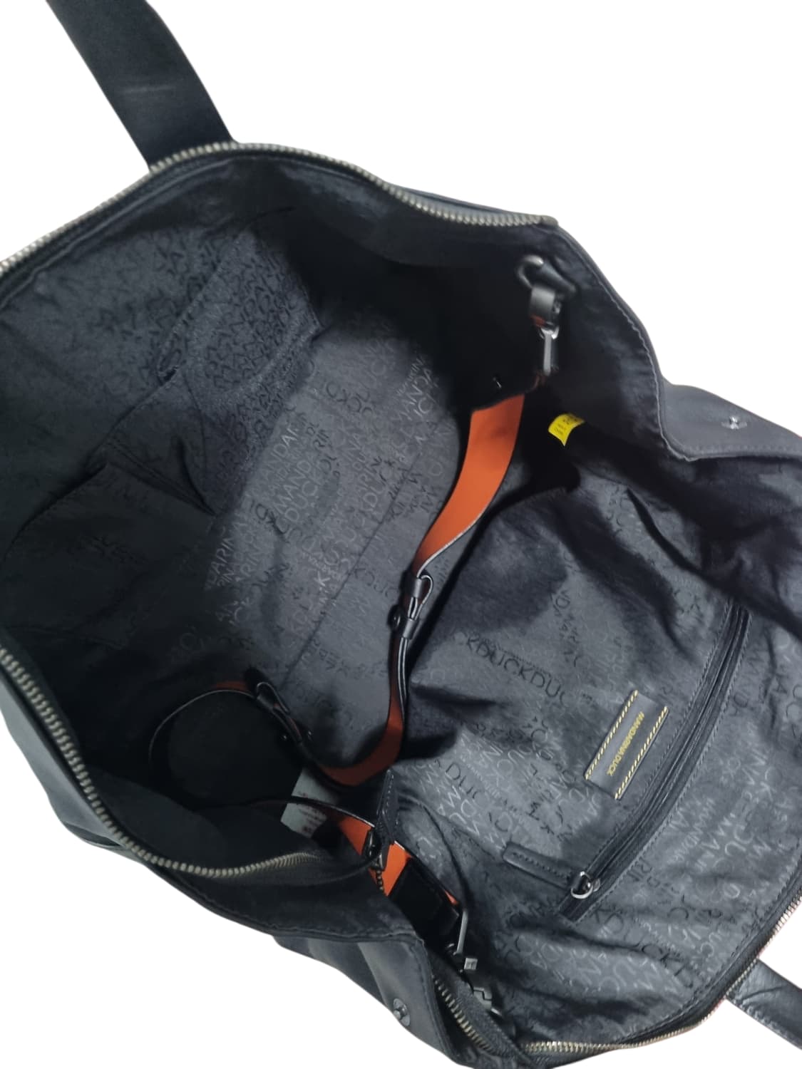 미사용 만다리나덕 가죽 블랙 쇼퍼백 상품이미지5