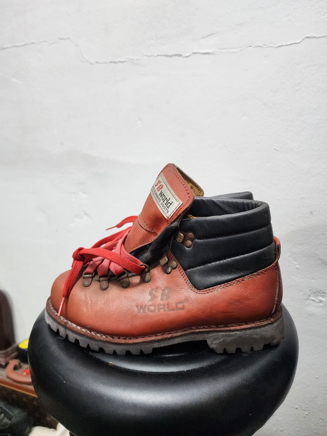 빈티지 SB World 통가죽 등산화 상품이미지3