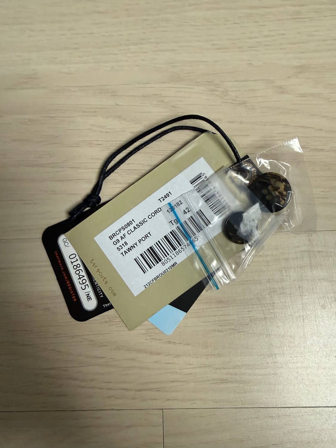 바라쿠타 baracuta 코듀로이자켓 버건디 42사이즈 상품이미지5