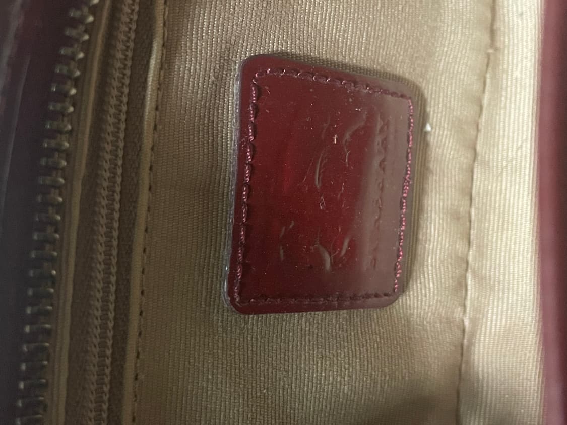 버버리 노바 체크 버건디 숄더백 가방 상품이미지8