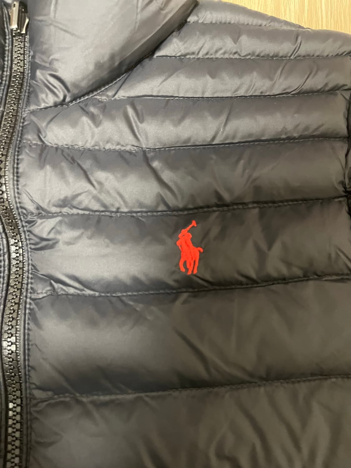 폴로 패커블 패딩 블랙 새재품 상품이미지2