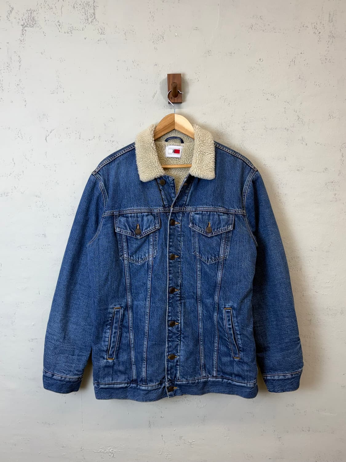 타미힐피거 루이스해밀턴 양털 쉐르파 데님 자켓 상품이미지2