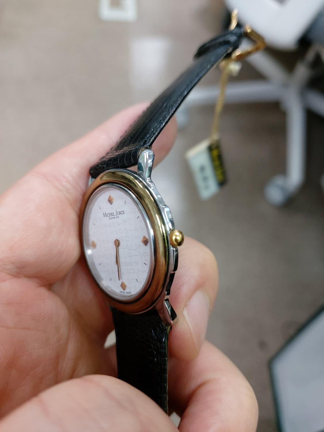 미쉘 조르디 남성 도마뱀 가죽 시계 상품이미지2