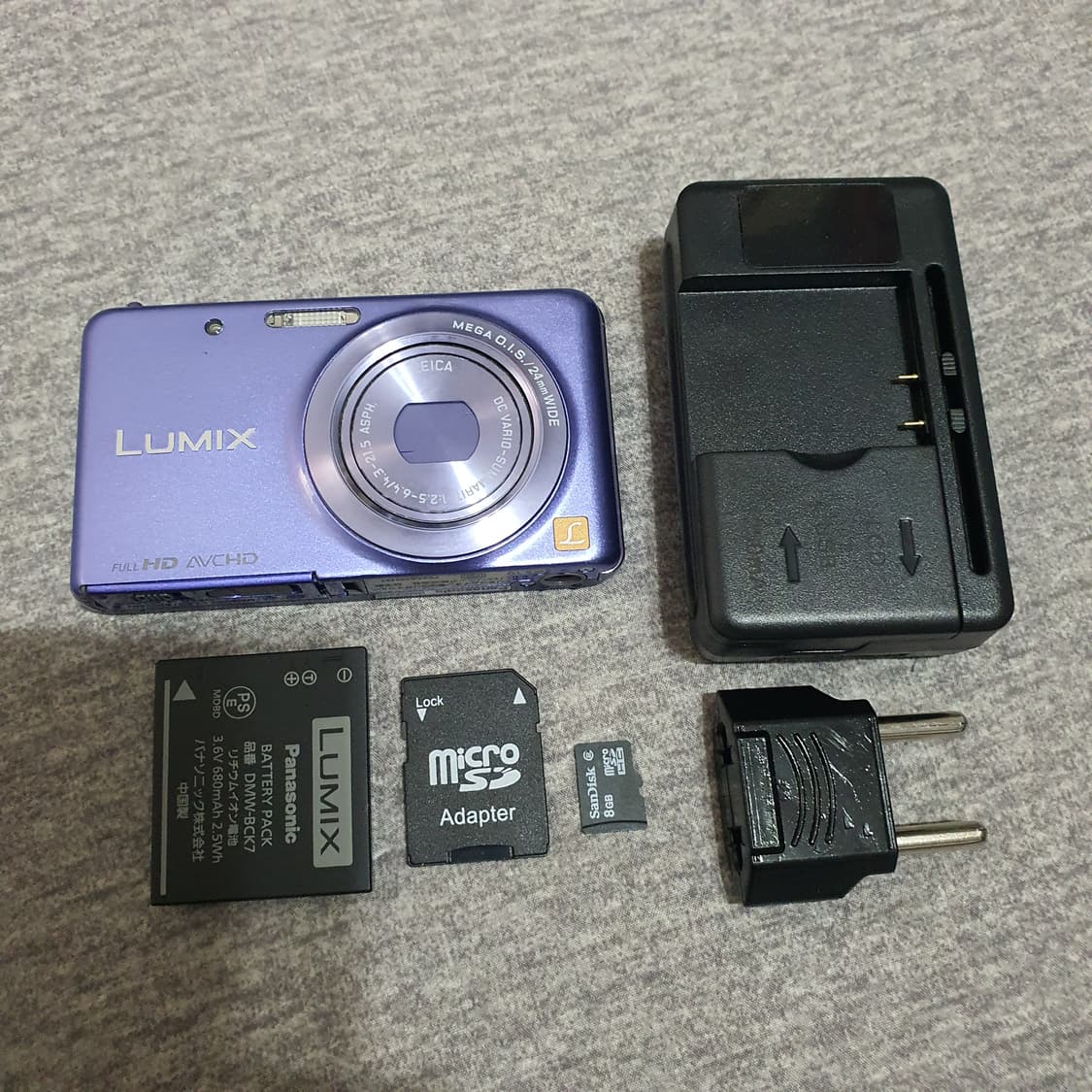 파나소닉 루믹스 DMC-FX80 보라색 디카 상품이미지1