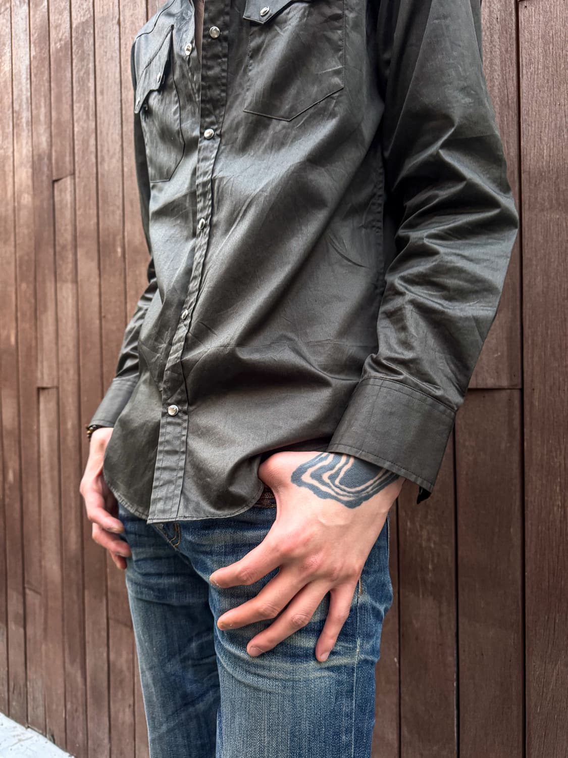 UNITED ARROWS – Western Snap Shirt 상품이미지3