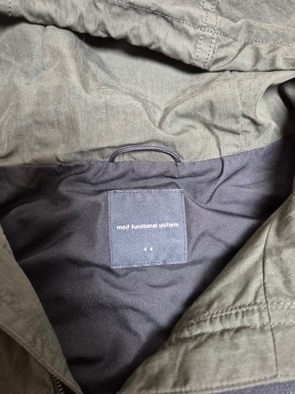 모이프 24AW 시모 파카 올리브[2] 상품이미지4