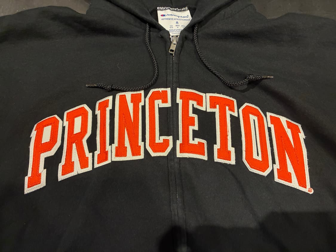 M) 챔피온 프린스턴 대학 후드집업 블랙 상품이미지2