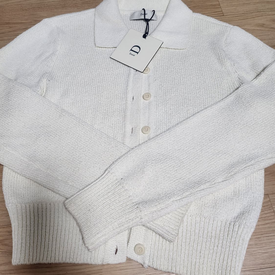 (새상품) 던스트 오프화이트 가디건 상품이미지1