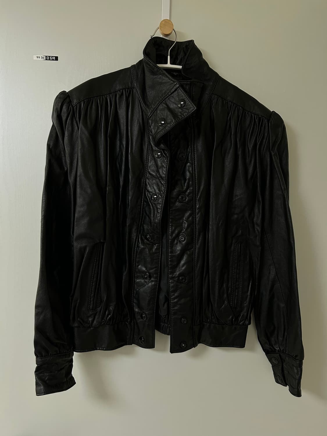 코민트 여성 가죽 자켓 상품이미지1