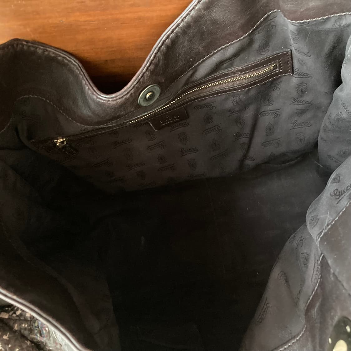 구찌 GG 시마 패턴 가죽 숄더백 상품이미지8