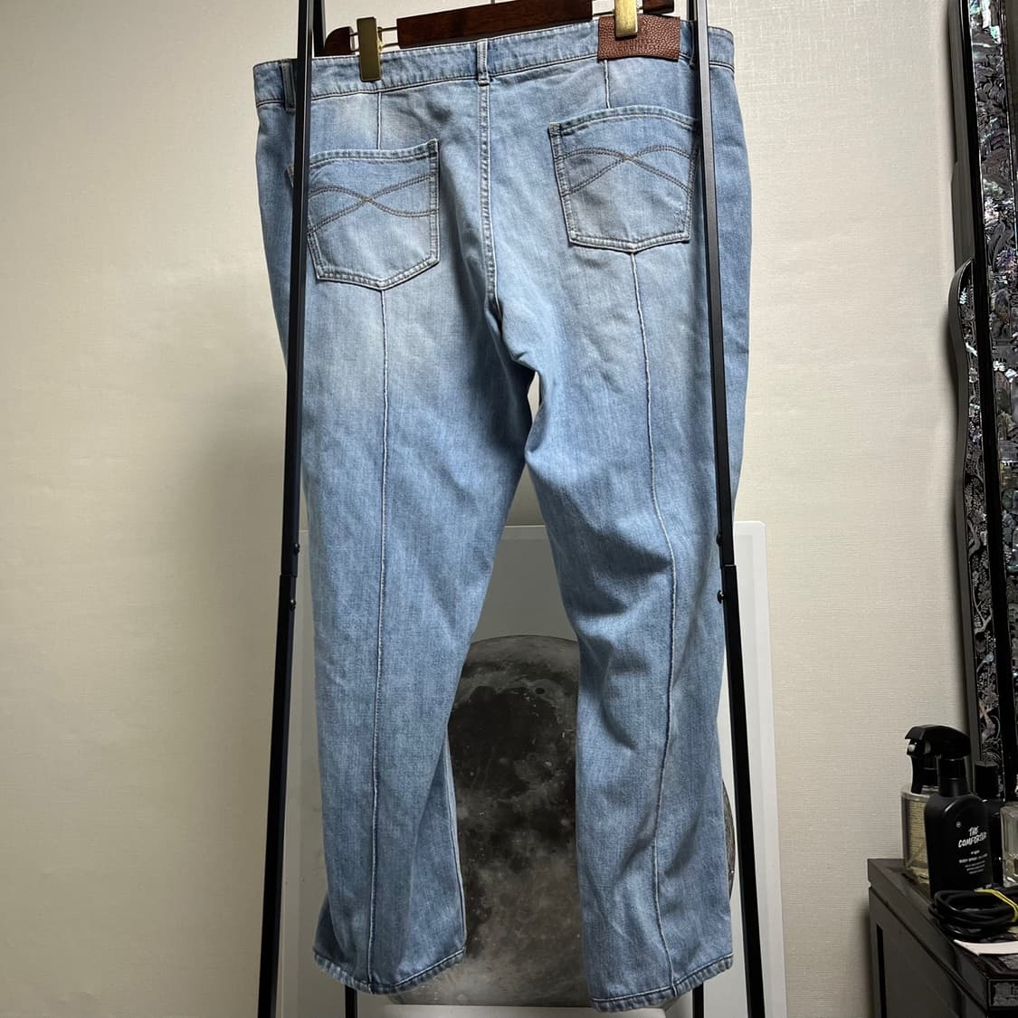 정품 56) 브루넬로 쿠치넬리 디스트로이 연청 청바지 상품이미지2