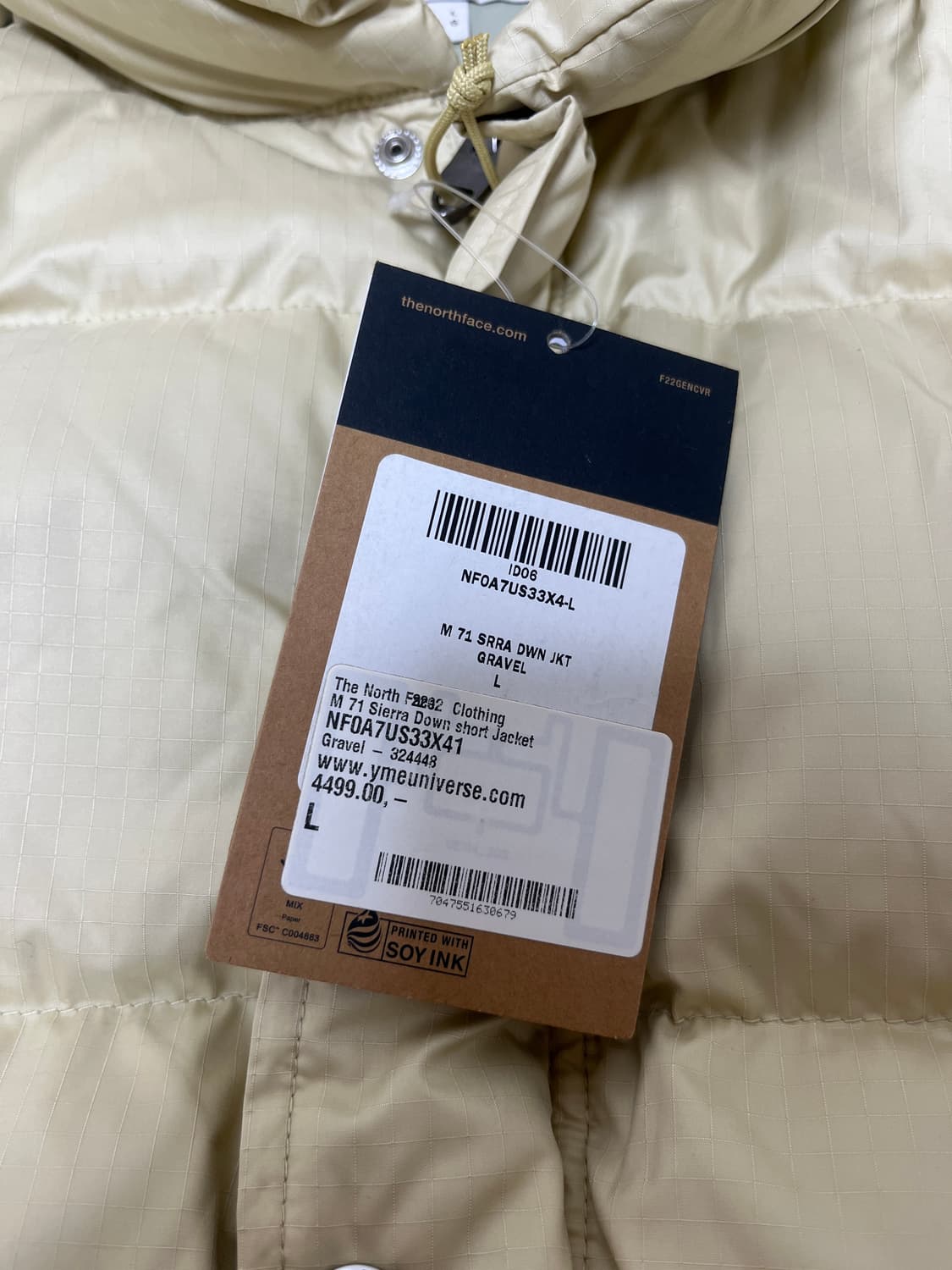 [L] 노스페이스 71 시에라 다운 패딩 새상품 상품이미지7