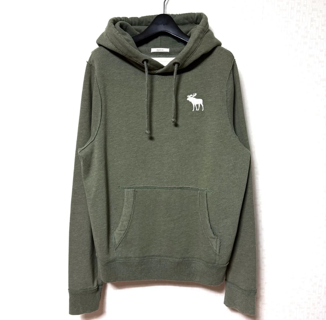 🫎아베크롬비 스몰로고 카키 후드티🫎 상품이미지1