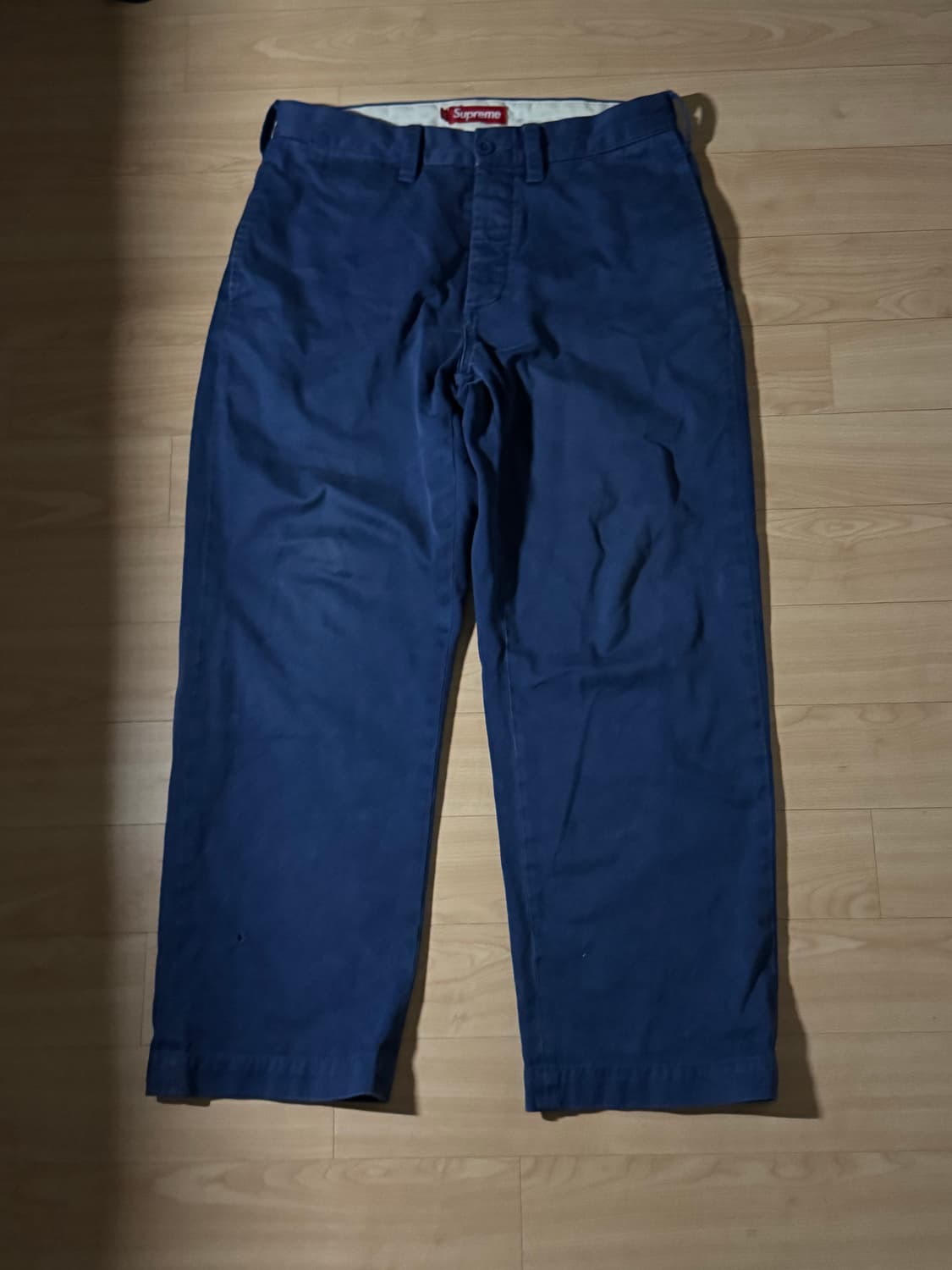 FW22 슈프림 치노팬츠 네이비 상품이미지1