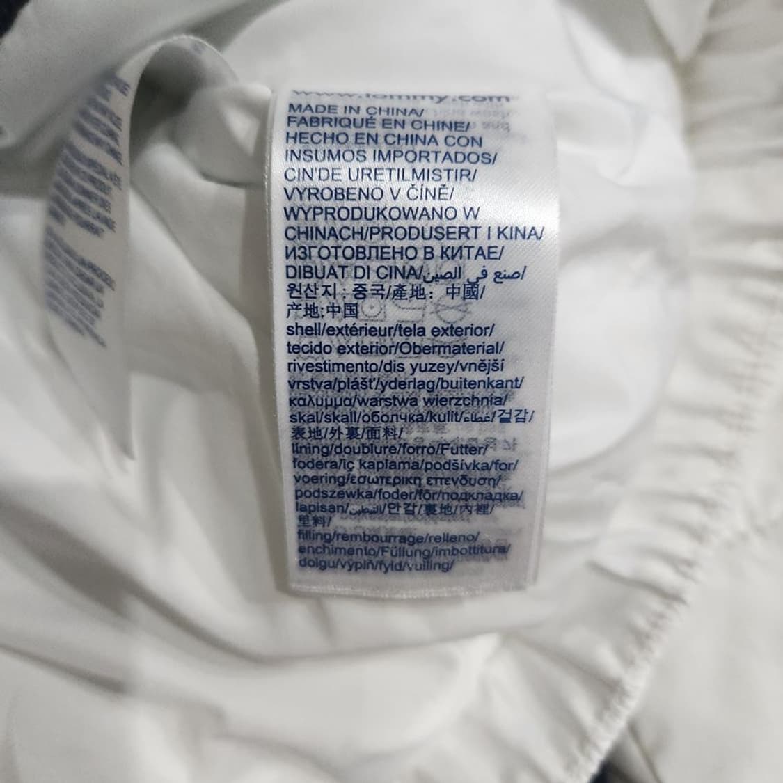 [여S]타미힐피거 화이트 폴리충전 크롭 패딩[Y5C-048] 상품이미지10