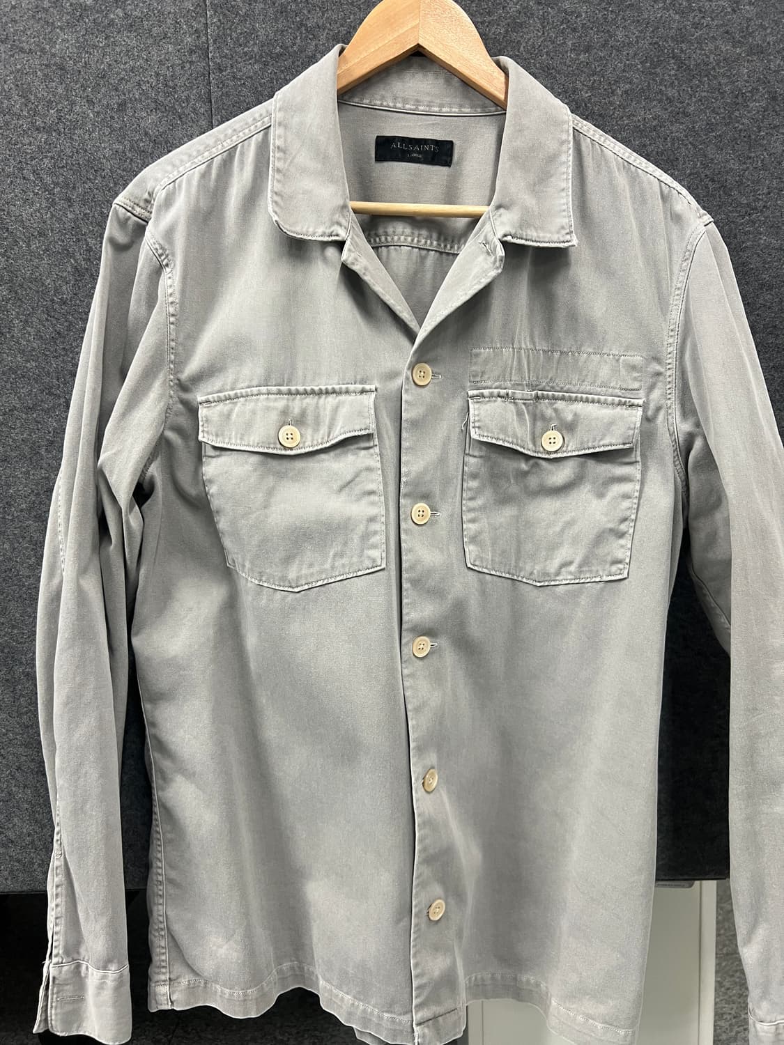 올세인츠 그레이 셔츠 L 상품이미지1