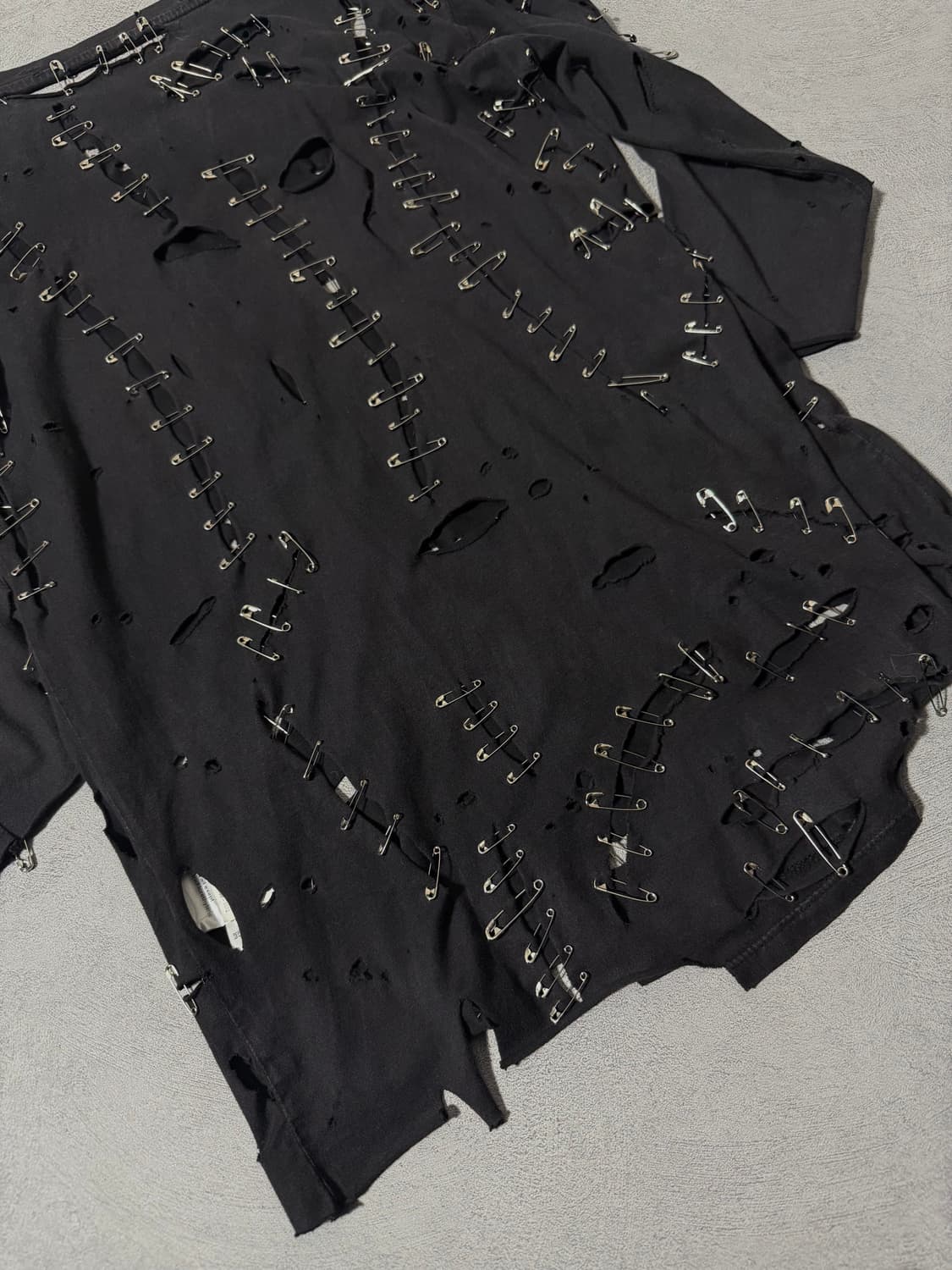 Balmain 11SS safety Pin funk shirt 상품이미지7