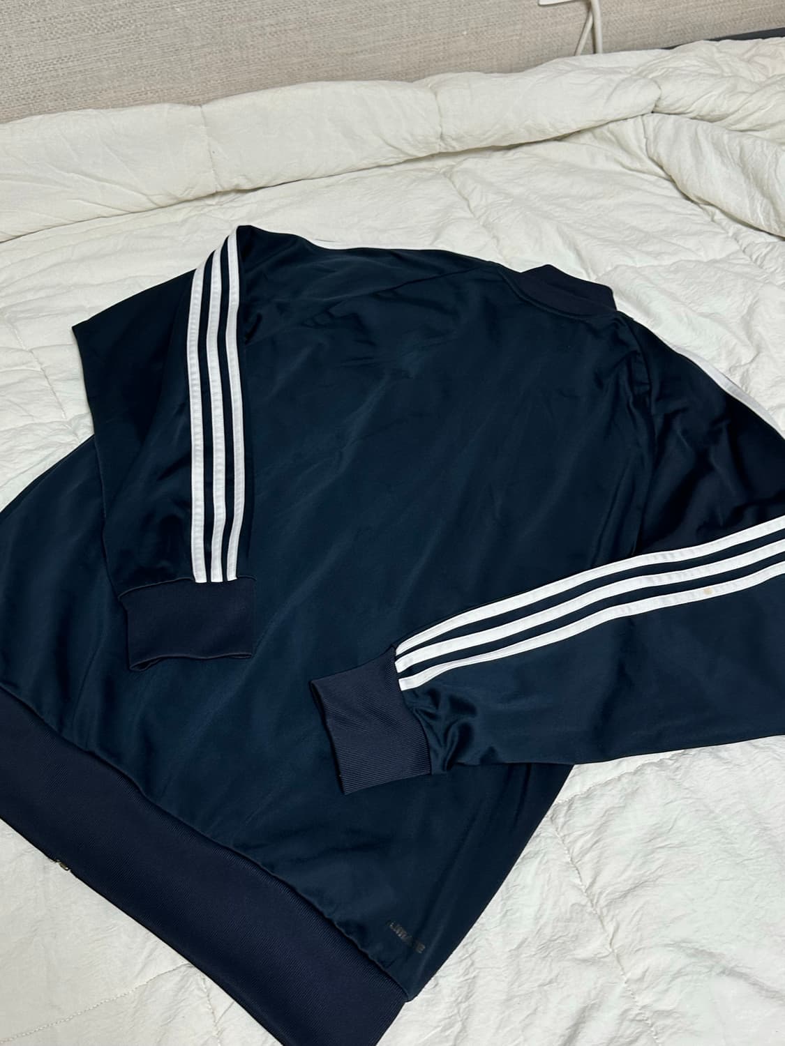 아디다스 네이비 져지 트랙탑 라지 에센셜  상품이미지3