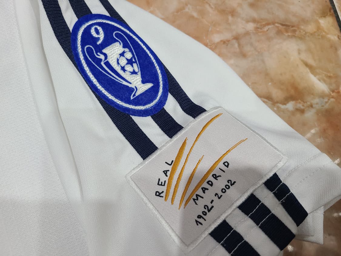 아디다스 02 03 레알마드리드 100주년 올드레플 축구져지 상품이미지4