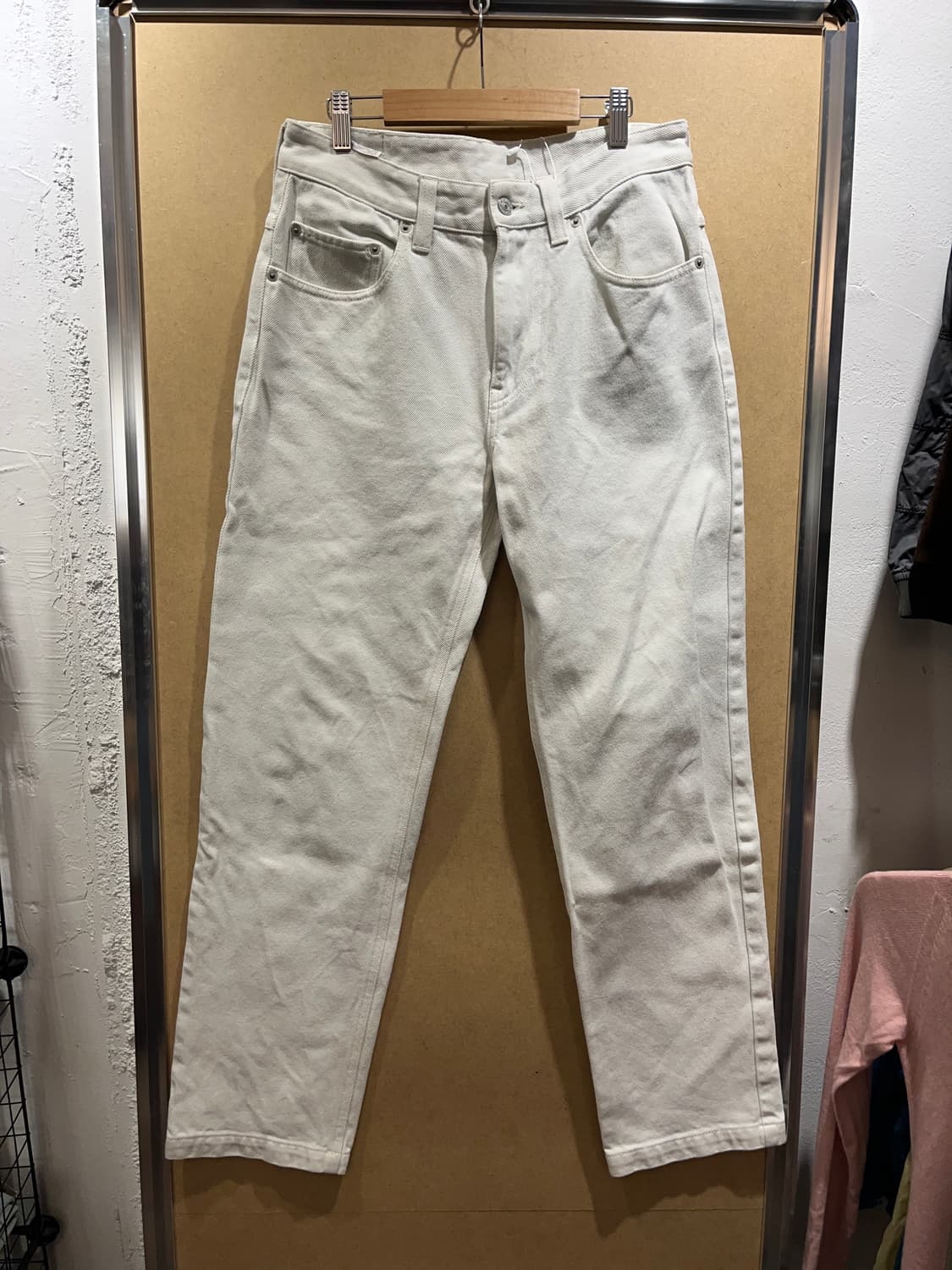 마틴로즈 x 나파피리 화이트 진 상품이미지1