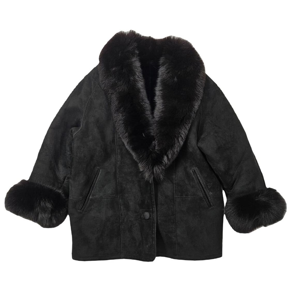 이벨린 빈티지 양가죽 폭스퍼 무스탕 88 상품이미지1