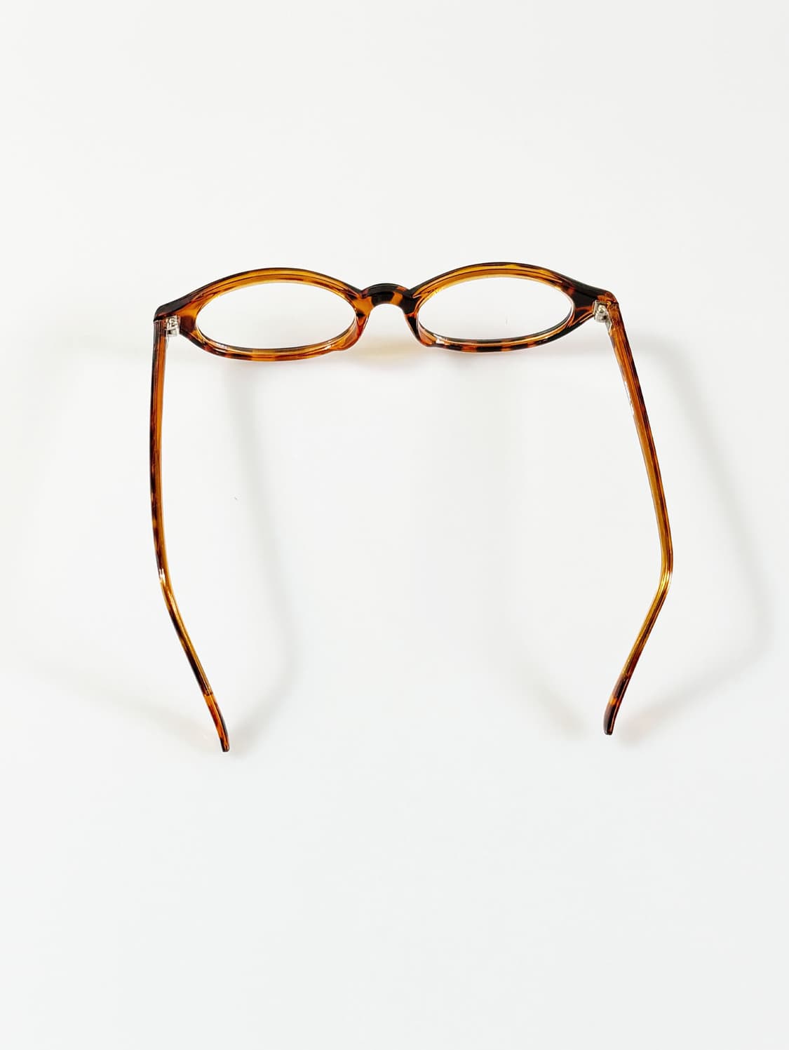 90s JOANNA 토터스쉘 뿔테 슬림 오벌 빈티지 안경 상품이미지5
