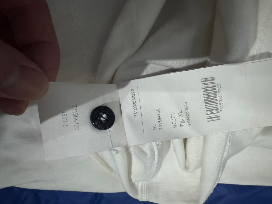 [XL]스톤아일랜드 롱슬리브 화이트  상품이미지8