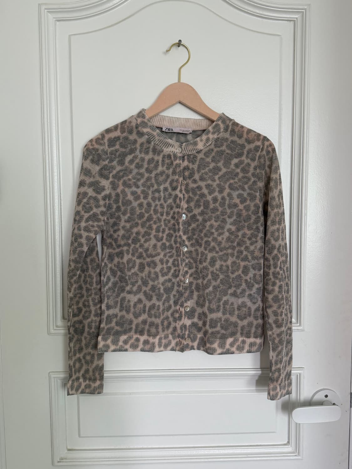 zara 호피 가디건 상품이미지1