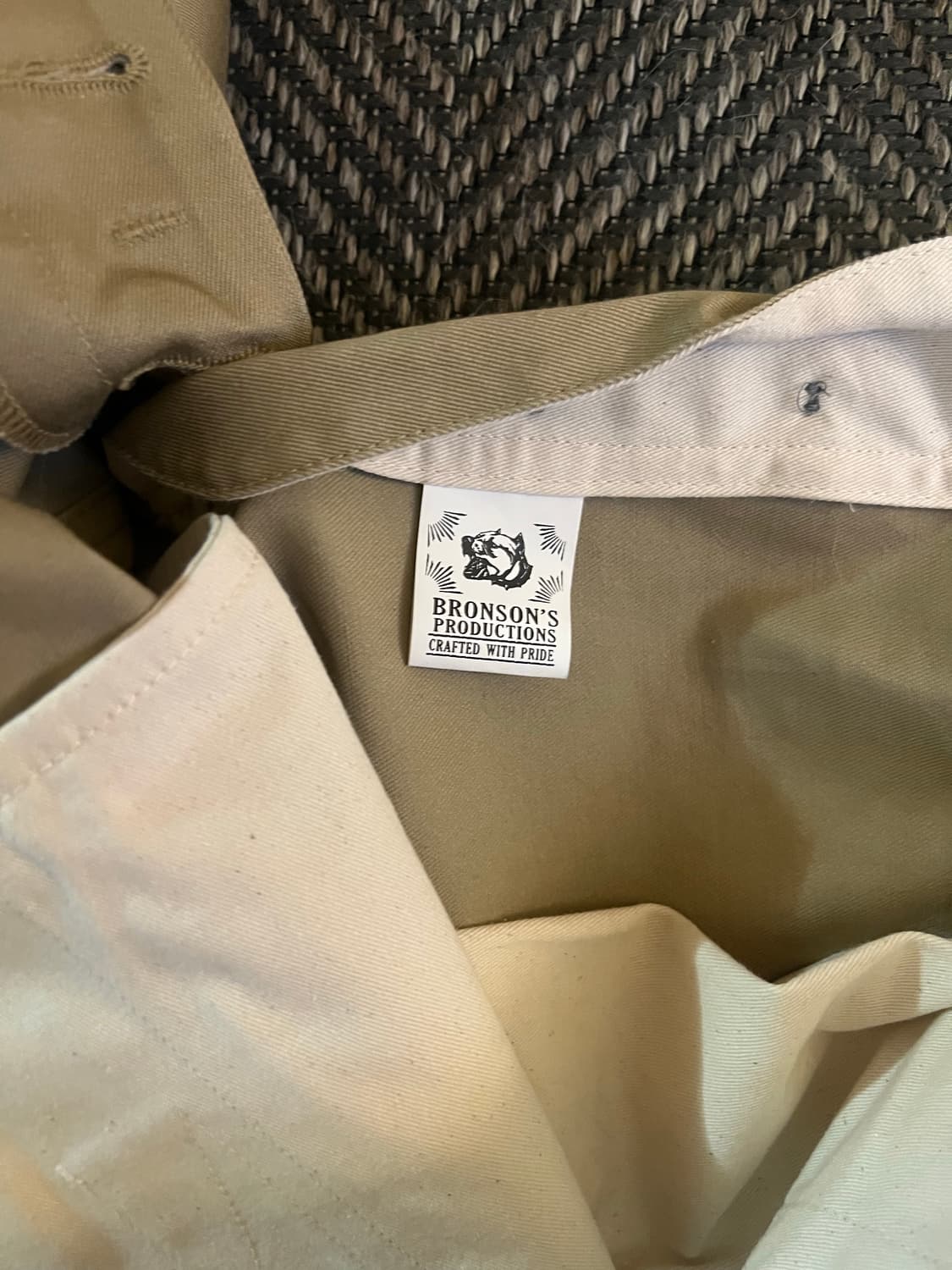 브론슨 1942 US Army 치노 팬츠 카키 36 상품이미지4