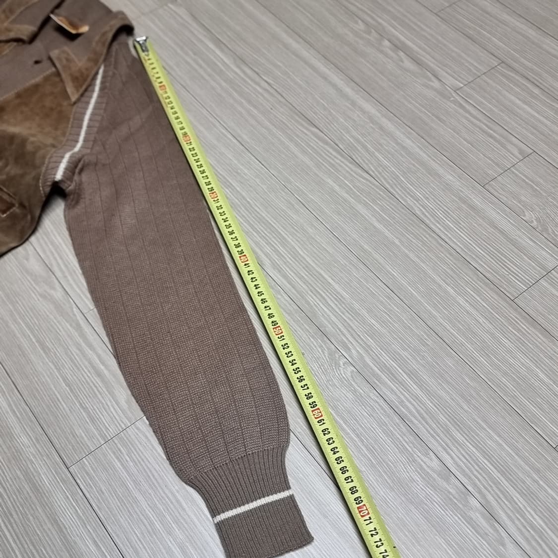 영국제 가비치gabicci 스웨이드 니트 브라운 풀오버(남성S 여성L) 상품이미지9