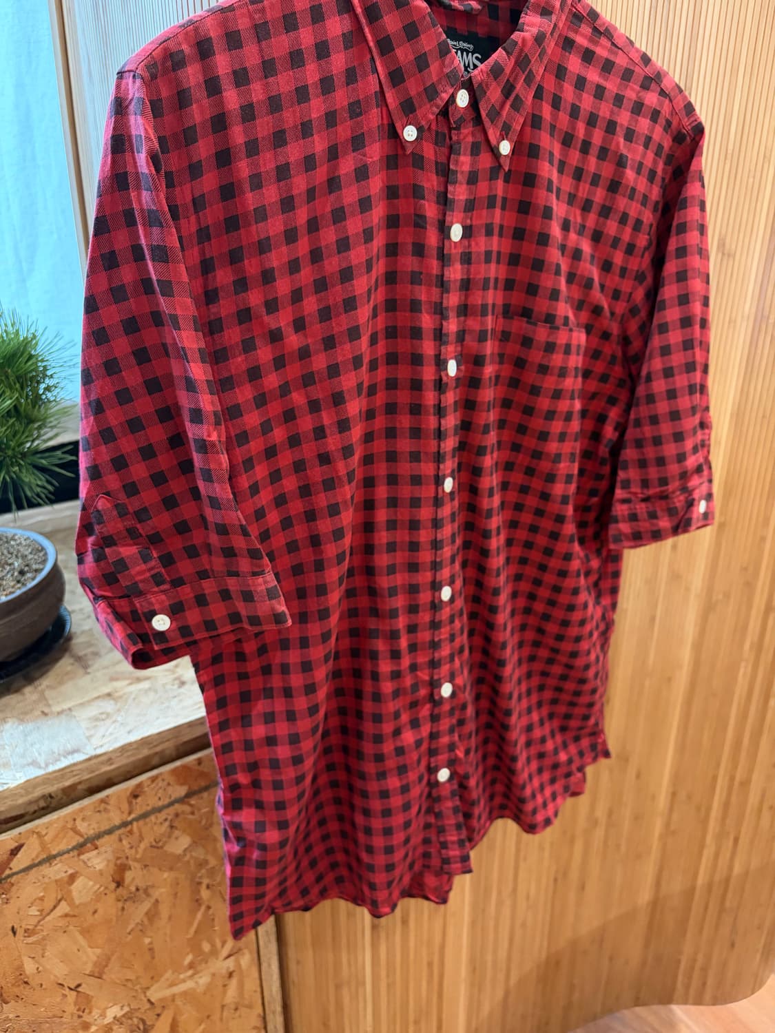 00s BEAMS Check Shirt 상품이미지1