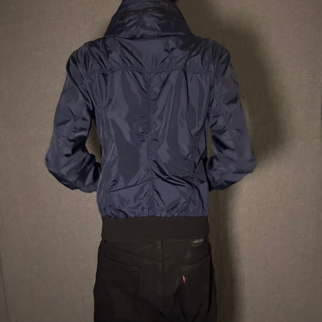 zipper detail nylon jacket 상품이미지5