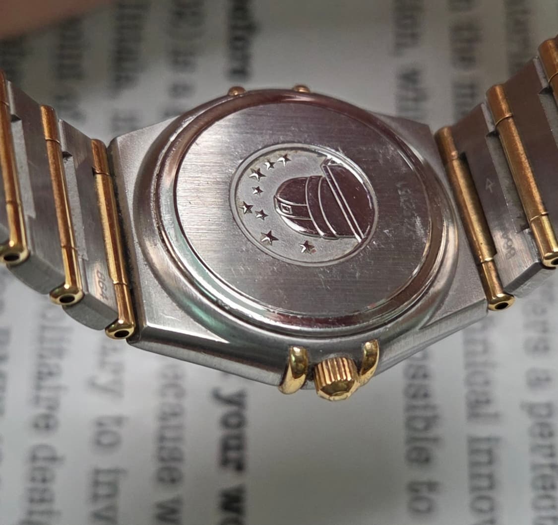 오메가 컨스틸레이션 별로고 18K콤비 풀바 쿼츠 여성용 브레이슬릿 ver 상품이미지8