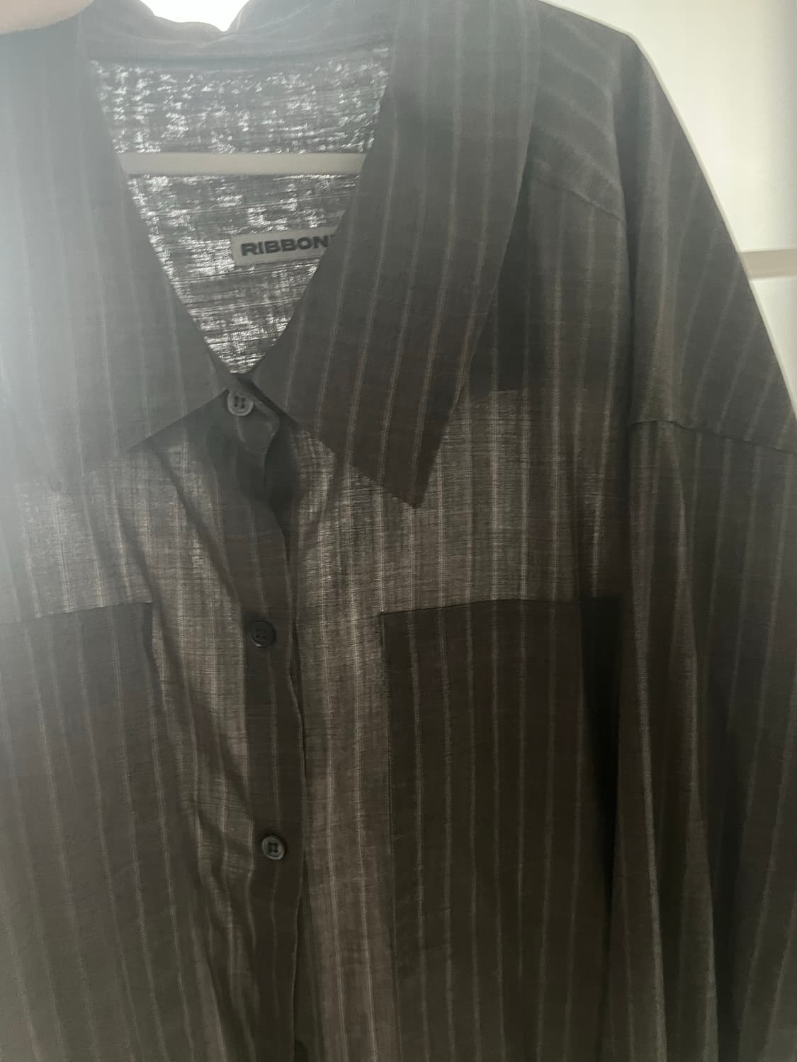 리본빗 셔츠 상품이미지2