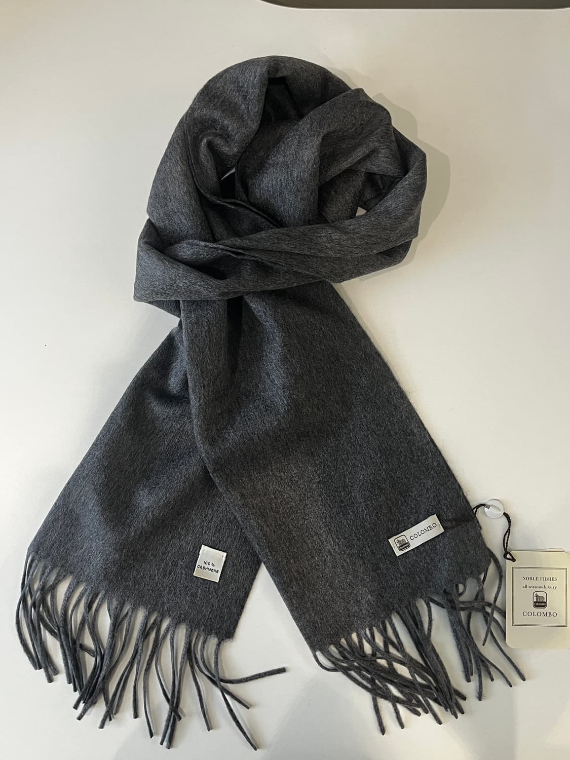 콜롬보 캐시미어 스카프 그레이 (새상품) 상품이미지1