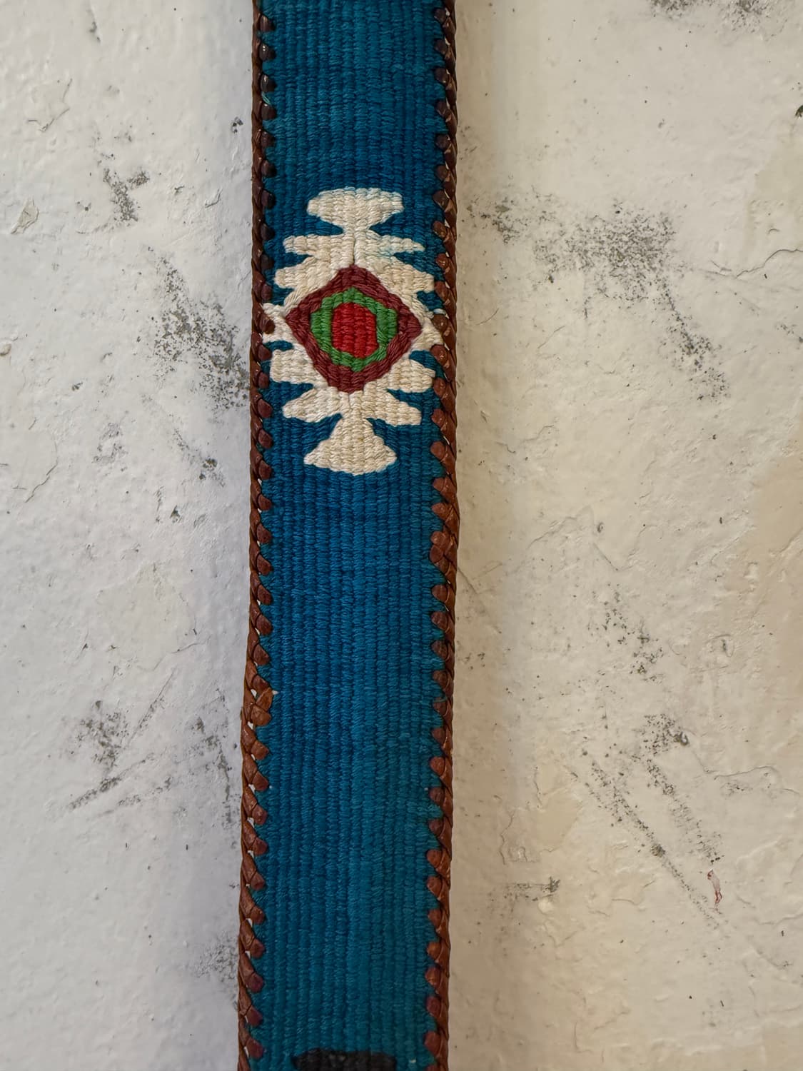 나바호 벨트 가죽과 자수 더블알엘 웨스턴 네이티브 아메리칸 상품이미지1