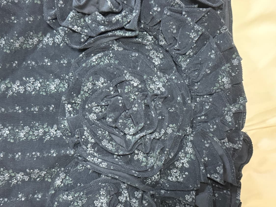 시눈 Rose Midi Skirt (Navy)  상품이미지3