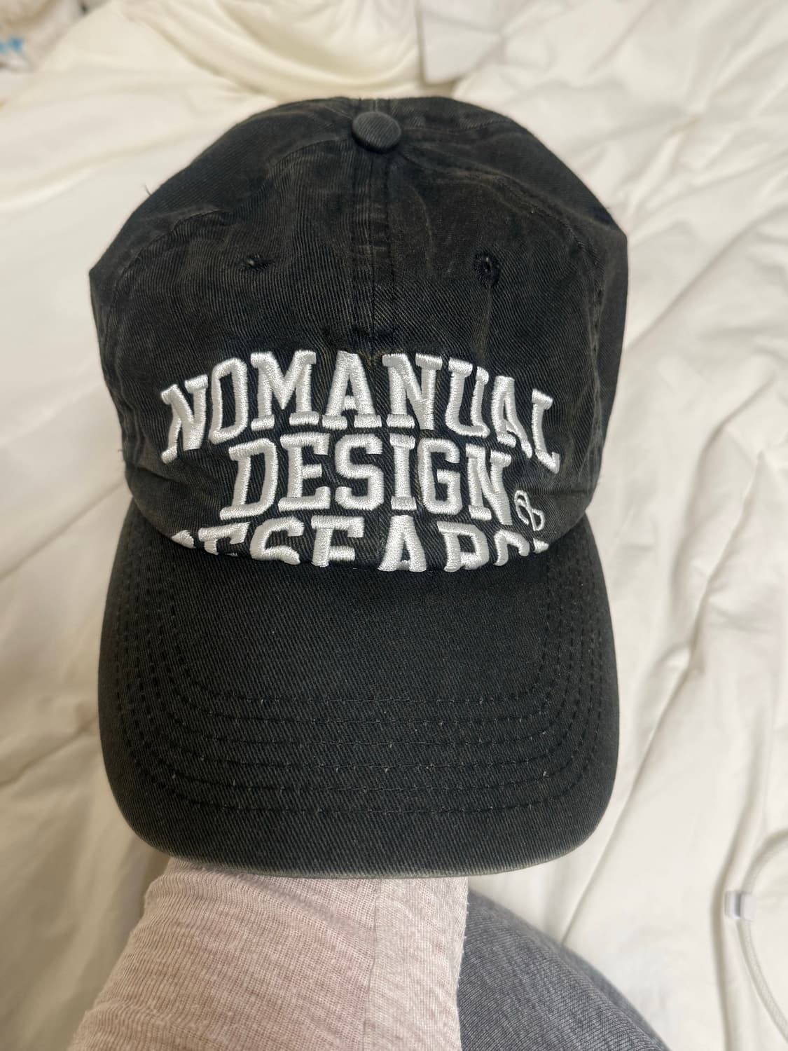 노매뉴얼 아치 로고  볼캡 모자  상품이미지3