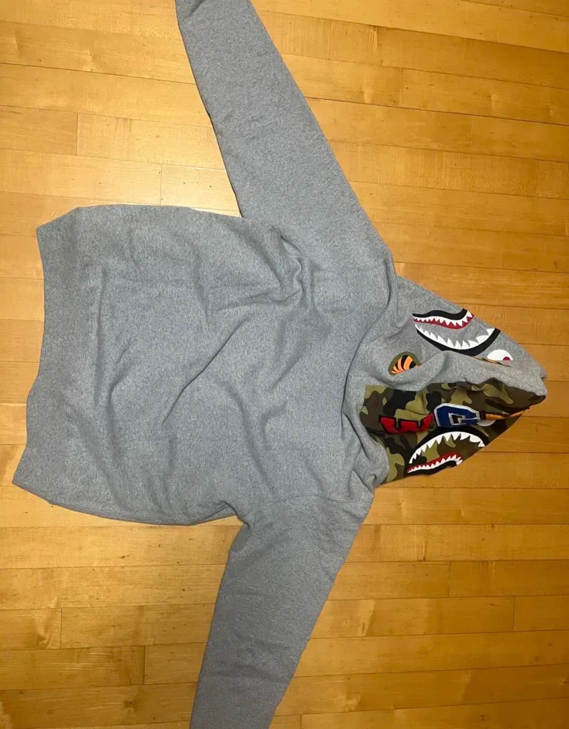 베이프 샤크후드 반녹계  L 상품이미지2