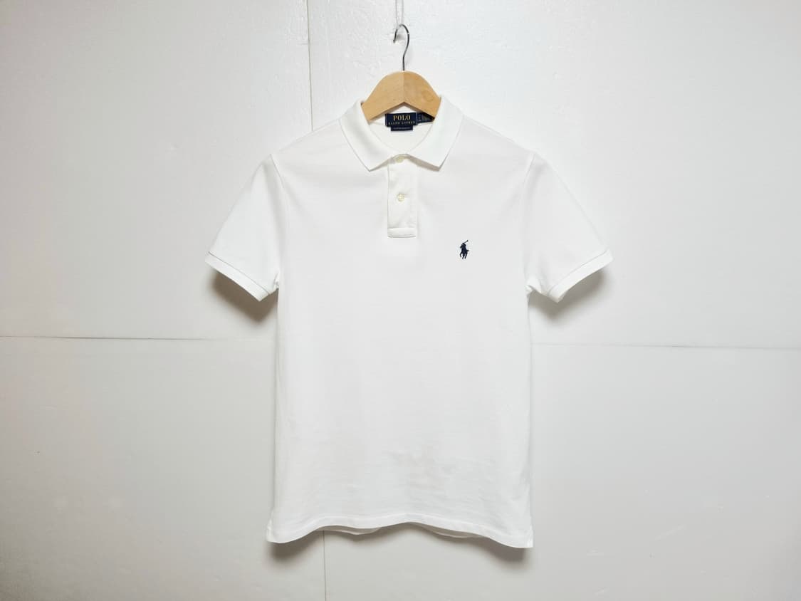 남성 2023 폴로 QR 화이트 흰색 반팔 피케 카라 PK 티 티셔츠 상품이미지2