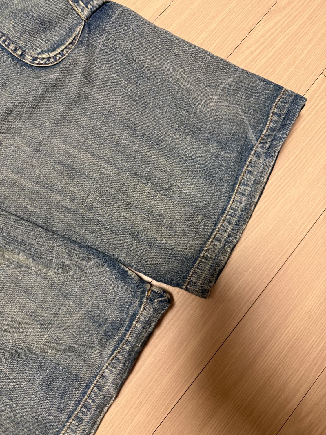 오픈와이와이 포켓 라운딩 데님팬츠 S/M 상품이미지6