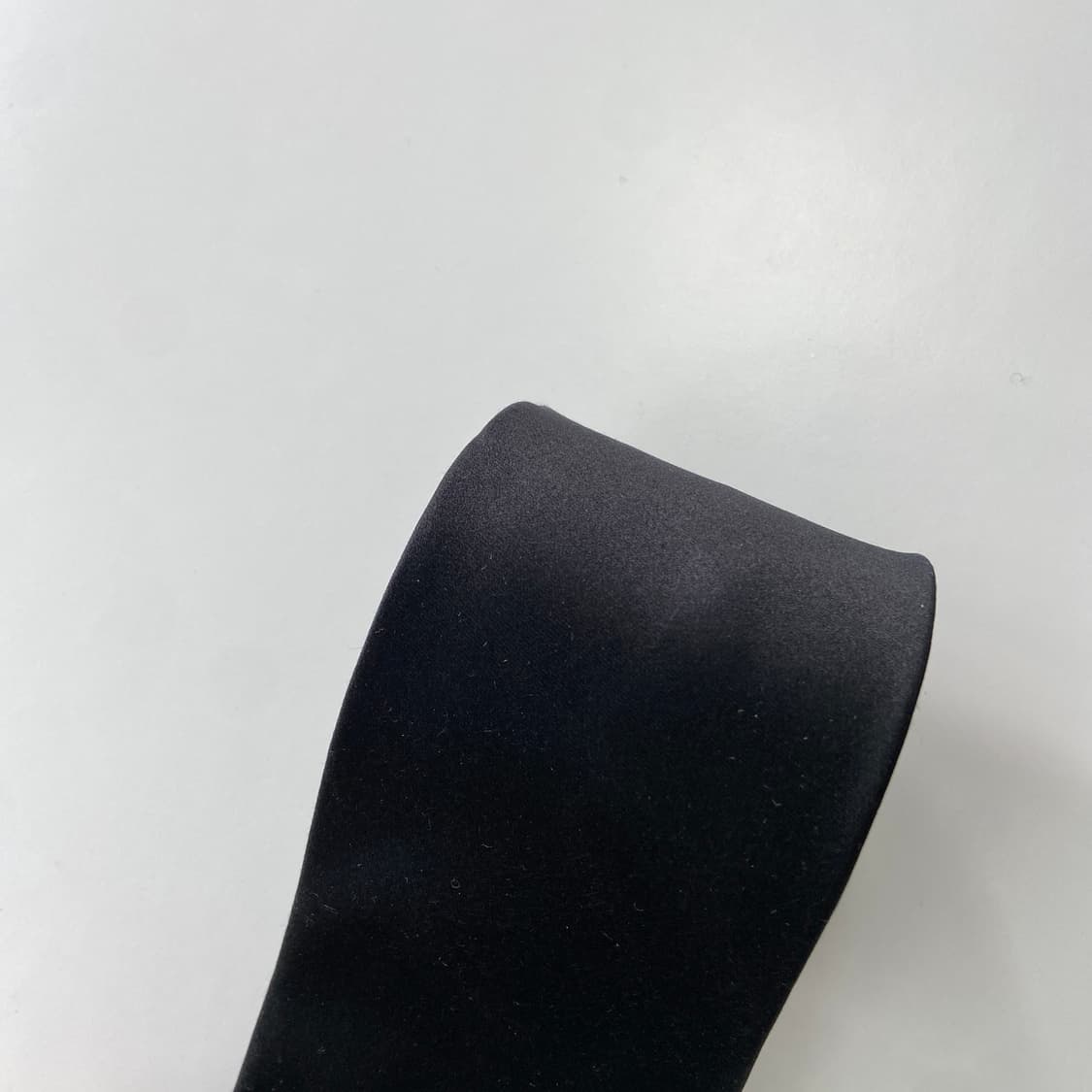 BELLUMORE 블랙 100실크넥타이 8.7cm 상품이미지6