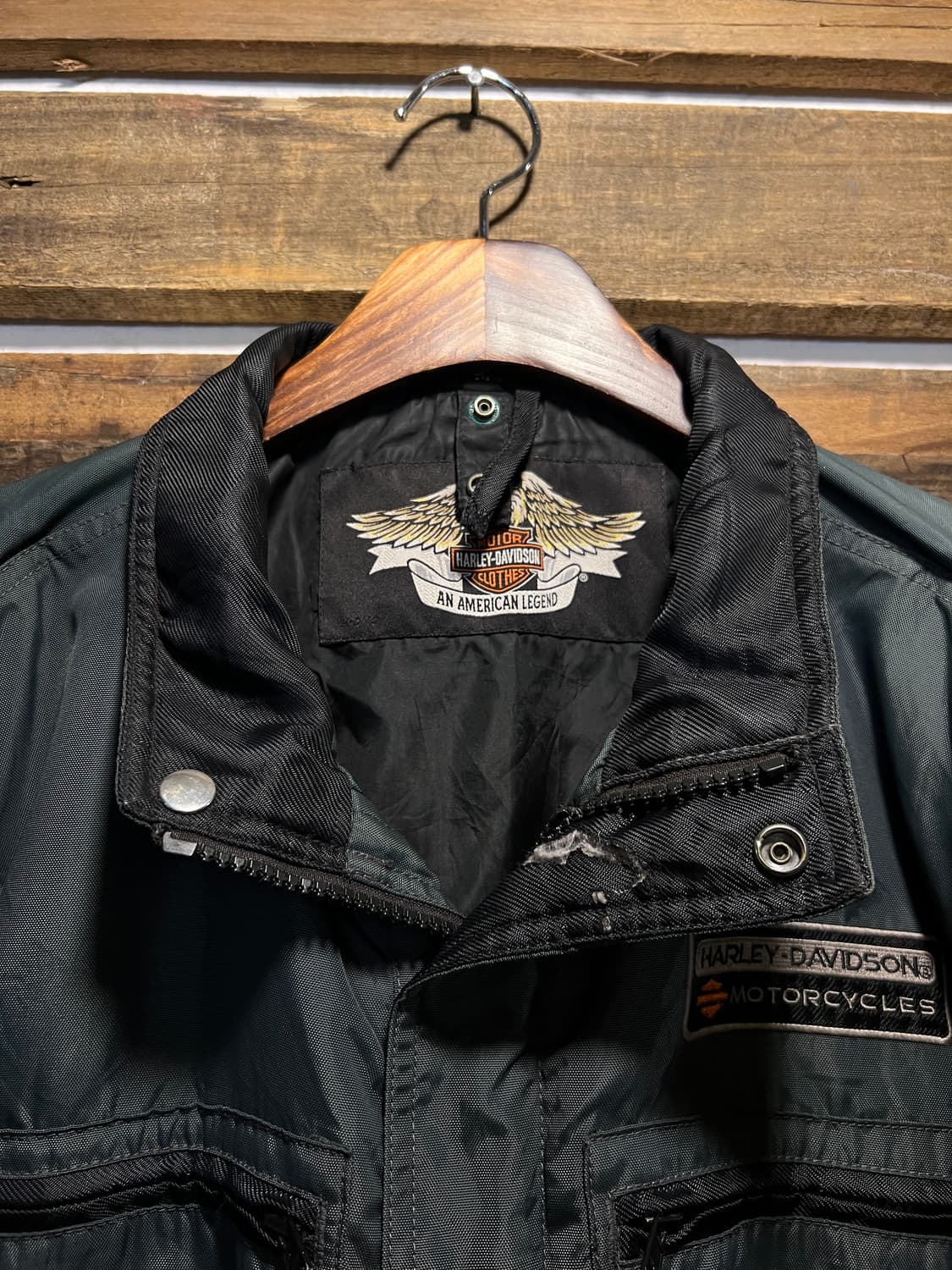 [M]할리 데이비슨 나일론 모터사이클 라이더 자켓 상품이미지2