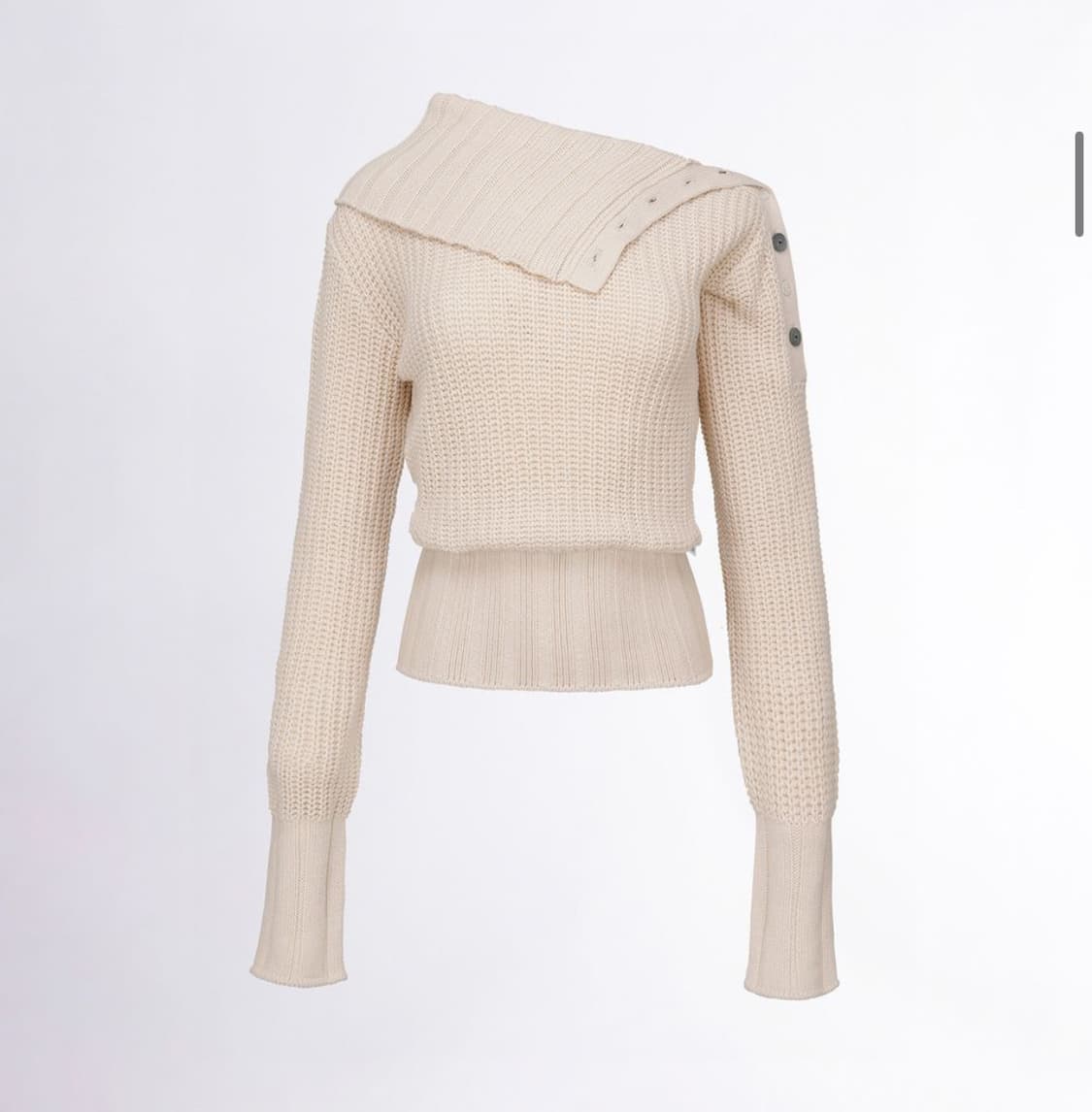 스컬프터 Funnel Neck Sweater Dirty White 상품이미지3