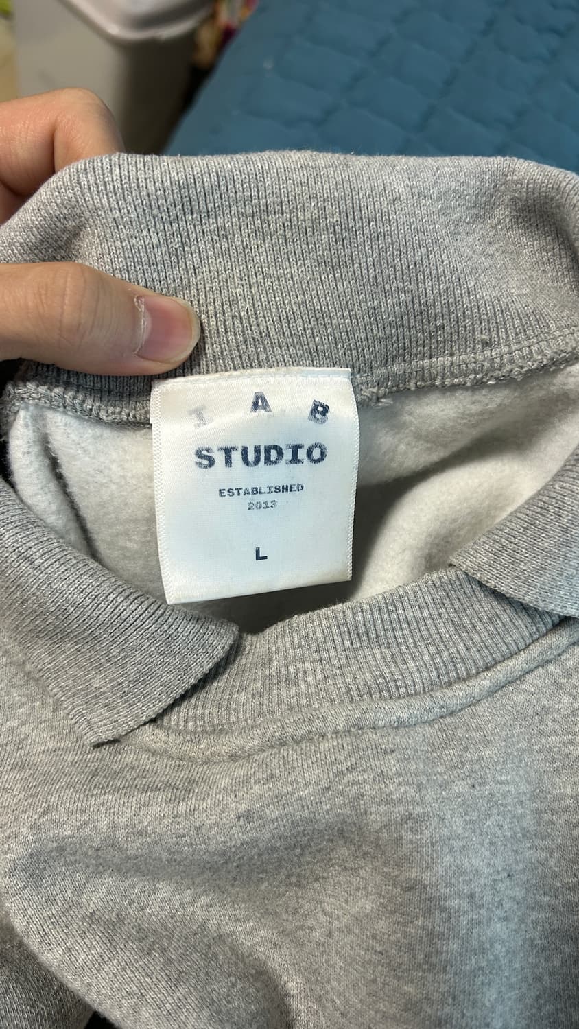 아이앱 스튜디오 럭비 스웨트셔츠 L 회색 상품이미지8