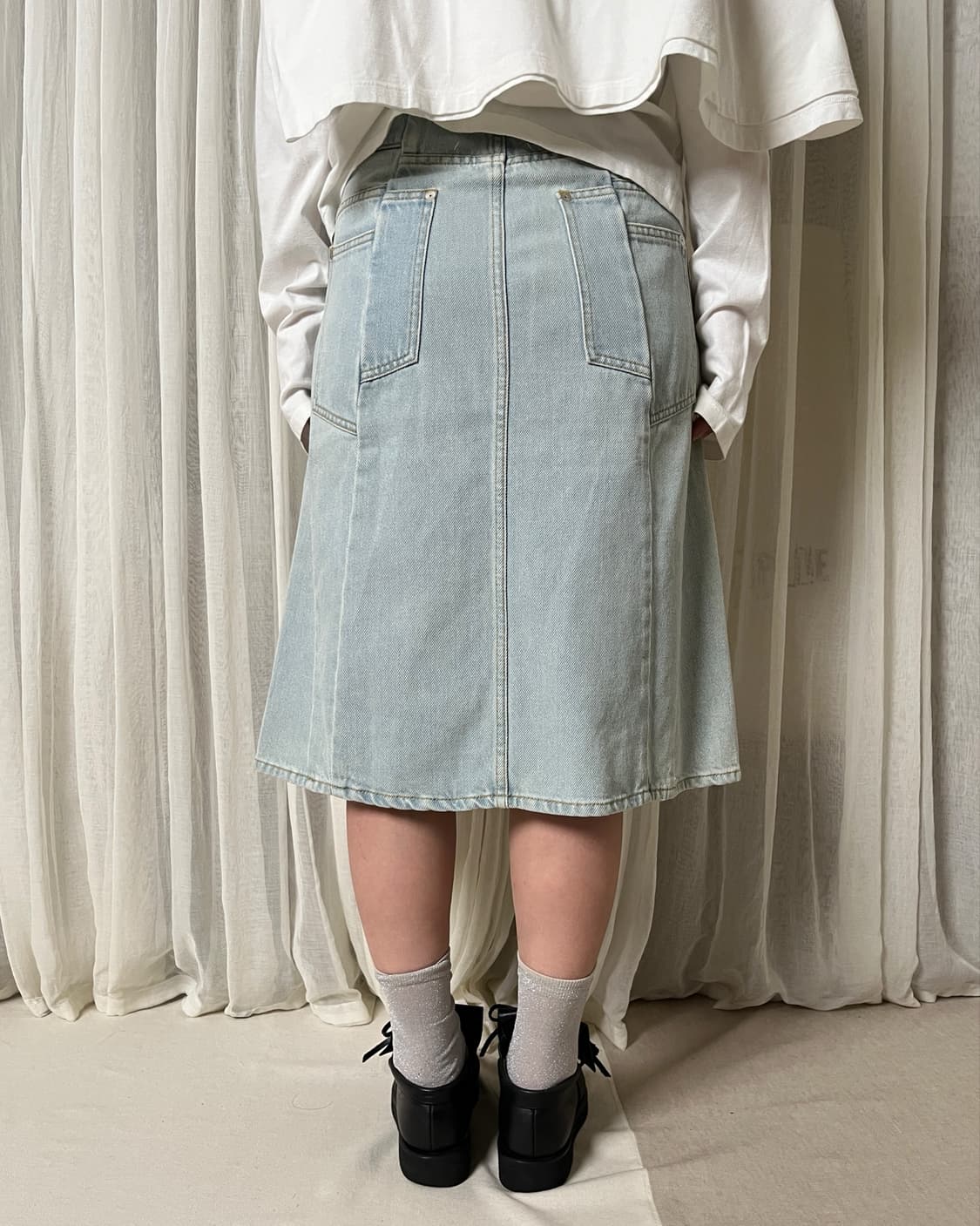 메종 마르지엘라 메인라인 리워크 데님 스커트 masion margiela 상품이미지8